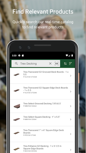 Android application Amerhart B2B Commerce screenshort