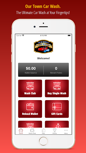 Android application Our Town Car Wash screenshort
