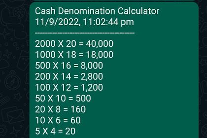 cash denomination calculator app