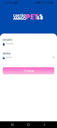 Android application Cartão Amigo Pet screenshort