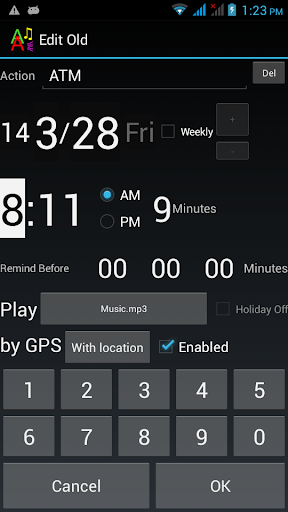AndAlarm - Better Alarm Screen 2