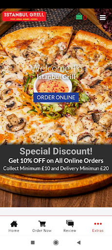 Android application Istanbul Grill Warsash screenshort