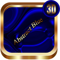 Abstract Blue 3D Next Launcher