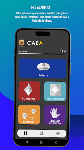 Android application EMERGENCIAS SKY RISK screenshort