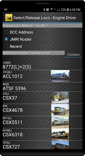 Engine Driver Throttle Screen 3