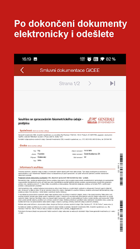 ePodpis Generali Investments Screen 3