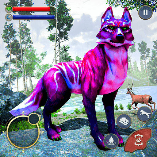 Wolf Sim: Offline Animal Games 3.3 Icon