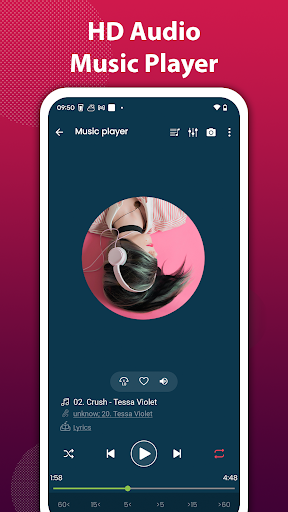 Screenshot of Music Player