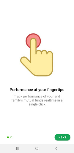Android application Finami - Mutual Fund Tracker screenshort