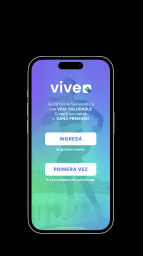 Android application Vive Más screenshort
