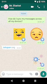 Captura 4 WASticker Emojis en movimiento android