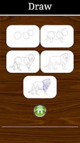 Screenshot 2 dibujar animales paso a paso android
