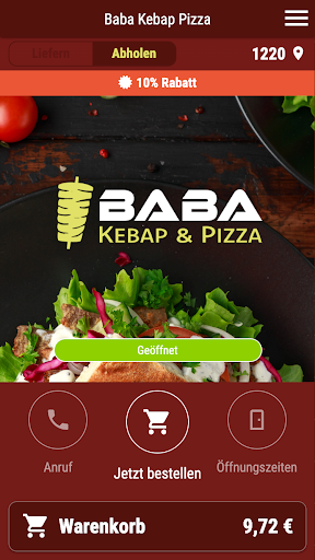 Android application Baba Kebap Pizza screenshort