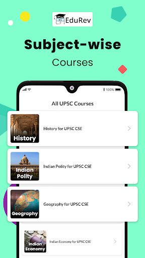 Android application UPSC IAS Syllabus Preparation screenshort