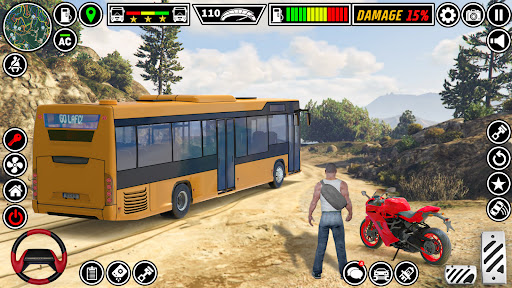 Android application Coach Bus Train Driving Games screenshort