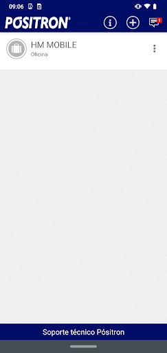 Android application Pósitron HM Mobile screenshort