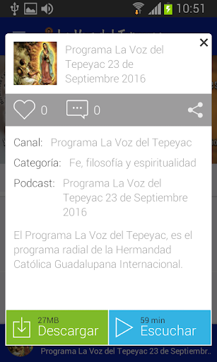 Programa La Voz del Tepeyac Screen 2