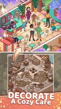Starbrew Cafe: Mystical Merge - Screenshot 1
