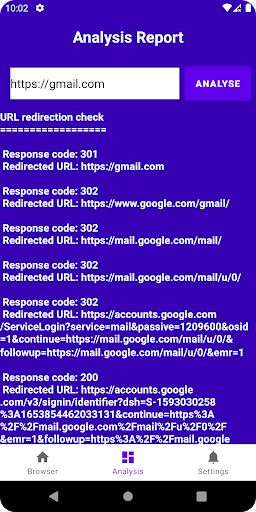 SafeURL Screen 2