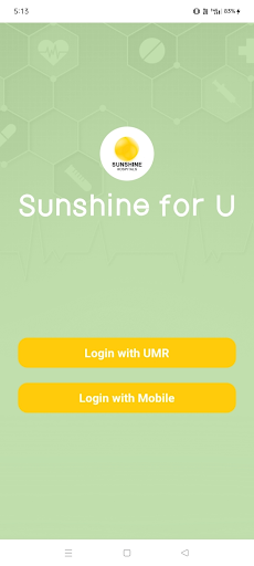 Android application Sunshine for U screenshort