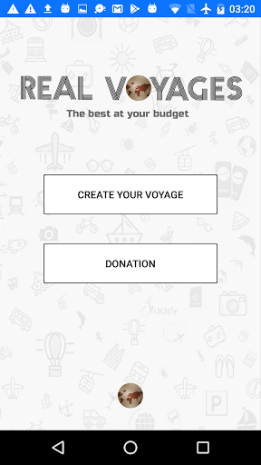 Android application RealVoyages screenshort
