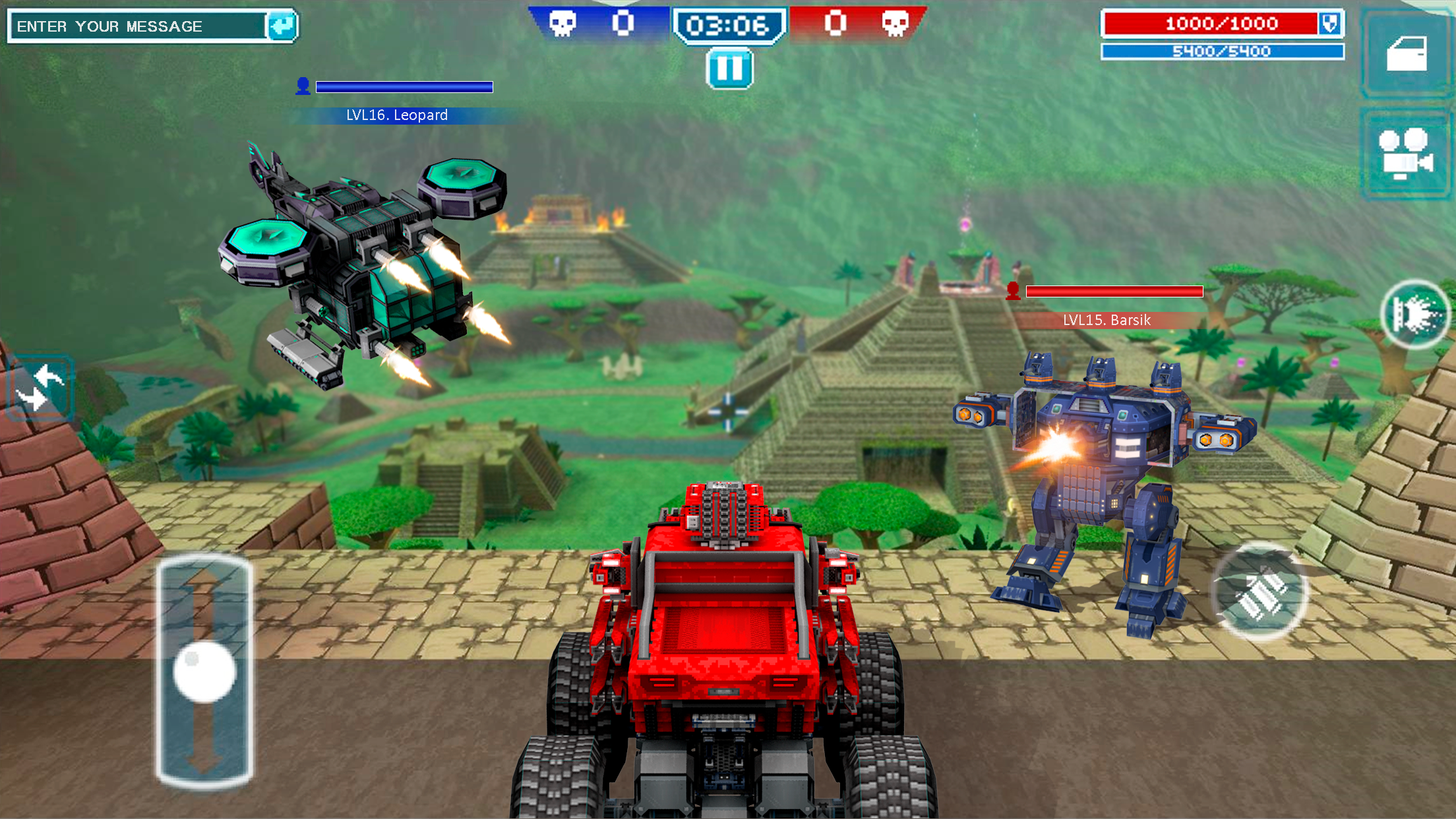 Hình ảnh Blocky Cars - trò chơi xe tăng Hack Menu