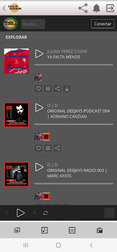 Trackcloud APP Screen 3