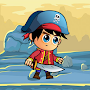 Boy Pirate Treasure Hunting