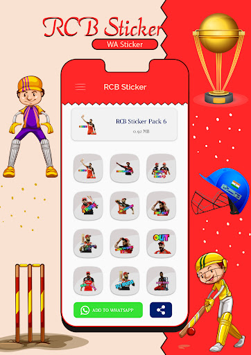 RCB IPL Sticker for WhatsApp
