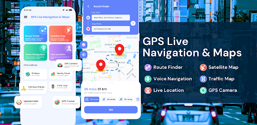GPS Live Navigation & Maps