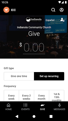 Indianola Community Church Screen 3