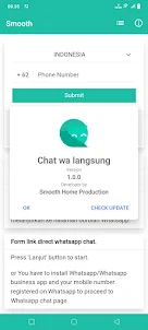 whatsmooth langsung chat