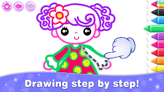 Game screenshot Kids Coloring Games for Girls apk download
