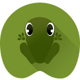 Jumping frog icon