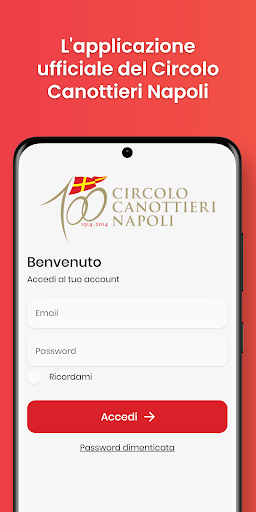 Android application Circolo Canottieri Napoli screenshort
