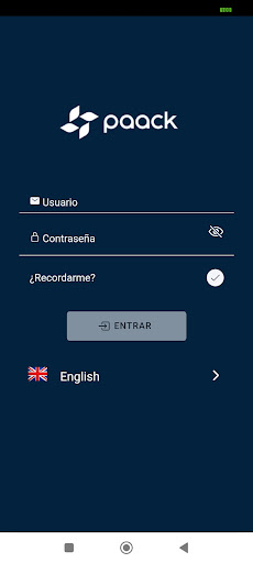 Android application Cronos Paack screenshort