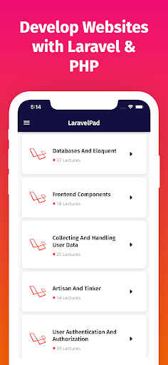 Screenshot of Learn Laravel Coding Offline