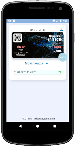 MiBarCard Screen 2