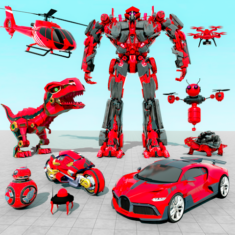 Dino Car Transform Robot Gameのおすすめ画像1