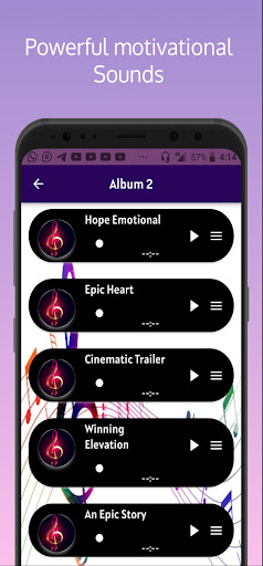 Android application Motivational Sound Effects screenshort