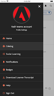 Adobe Learning Manager Screenshot