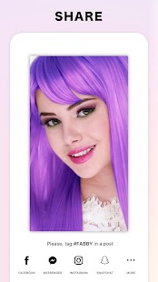 Fabby Look: hair color changer Screenshot