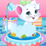 Cover Image of 下载 Fluffy Kitty Grooming - Kitty Care Salon 6.0 APK