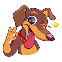 Best Cute  Funny Dogs Stickers For Whatsapp 