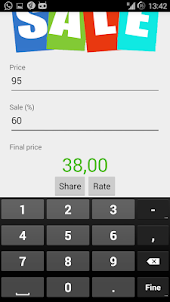 Sale price calculator