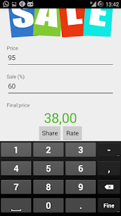 Sale price calculator free
