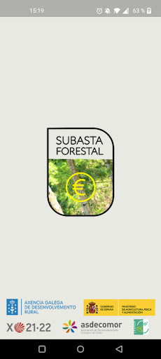 Android application Subasta Forestal screenshort
