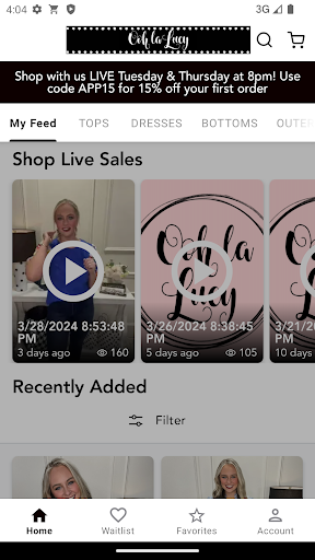 Android application OOH LA LUCY screenshort