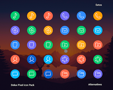 Delux - Rond Icon pack
