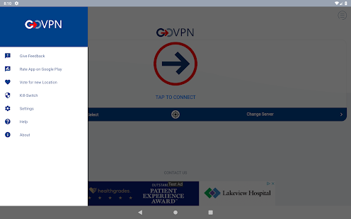 VPN secure fast proxy by GOVPN स्क्रीनशॉट
